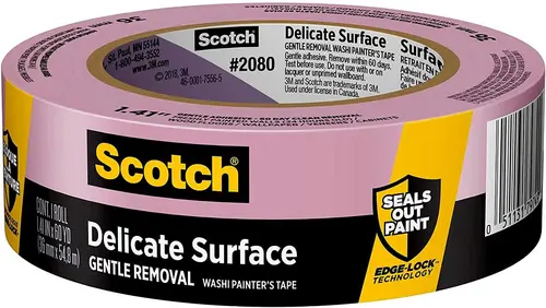 3M 2080 1 1/2' X 60' Purple safe release Masking Tape