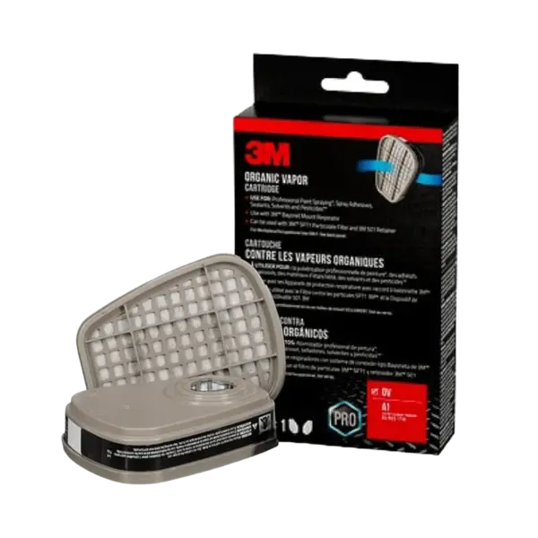 3M Organic Vapor Cartridges, 2 Cartridges Per Pack