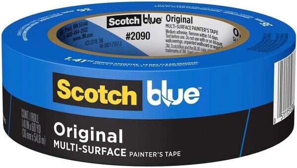 3M 2090 1 1/2' X 60' Blue Masking Tape