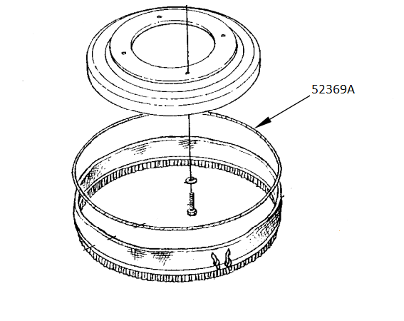 American Sanders Sander 1600 Retainer Shround 52369A