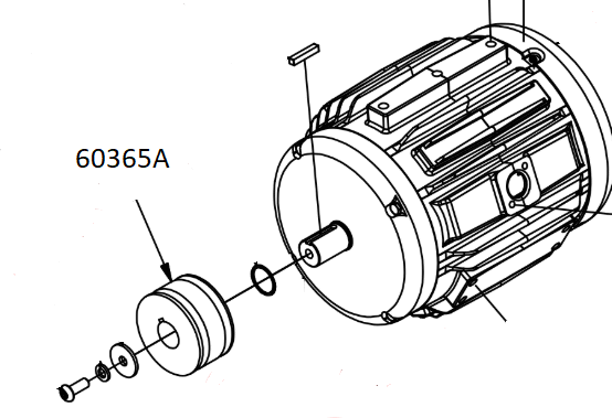 American Sanders Floorcrafter Motor Pulley 60365A