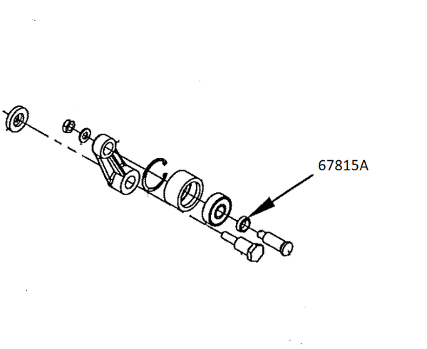American Sanders American 12 Idler Spacer 67815A