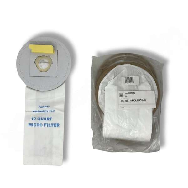 American Sanders AVAC Q-10 vacuum bags pack of 10 AIBP10BAG