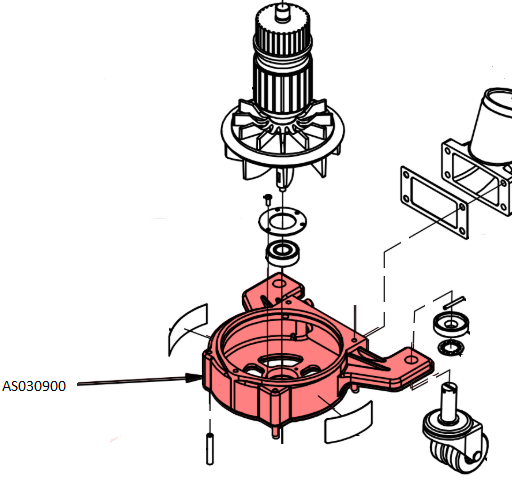 American Sanders EZ-E Fan Housing AS030900