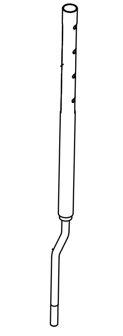 American Sanders Legend lower adjustable linkage rod AS080400