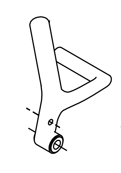 American Sanders Legend upper adjustable linkage assembly AS080800