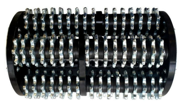 American Sanders RT-2000 planer / scarifier machine RT2000-570 complete drum with 6 point cutter blades