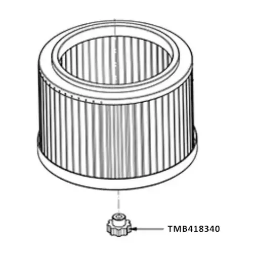 American Sanders CLATMB418340 – American Sanders Avac12-P filter knob