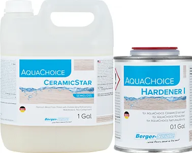 BERGER SEIDLE BS-Aqua Choice Ceramic Star Ultramat, 1 Gal PLUS 13oz HARDENER - FINI-10230 & 10231