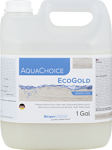 BERGER SEIDLE BS-Aqua Choice Eco Gold Semi-Gloss, 1 Gal - FINI-10520