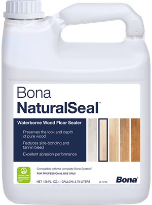 Bona NaturalSeal 1 GAL CANNOT go over stain WB251618001