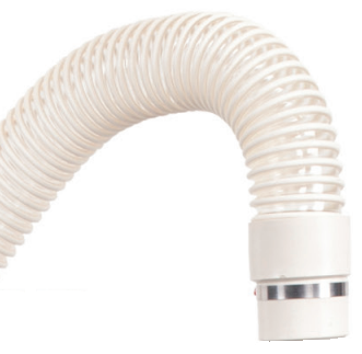 Bona 300 / 600 3" helix whie hose NOTE no cuffs attached AS37H0551