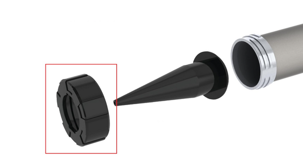 Bona Applicator gun black screw cap, will fit other guns, cap holds nozzle in gun or rear trigge...