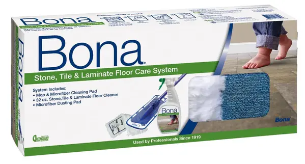 Bona Stone, Tile & Laminate Floor System w 4" x 15" mop and spray