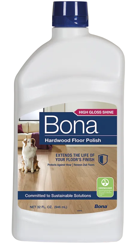 Bona Hardwood Floor Polish - HIGH GLOSS 32oz WP510051002