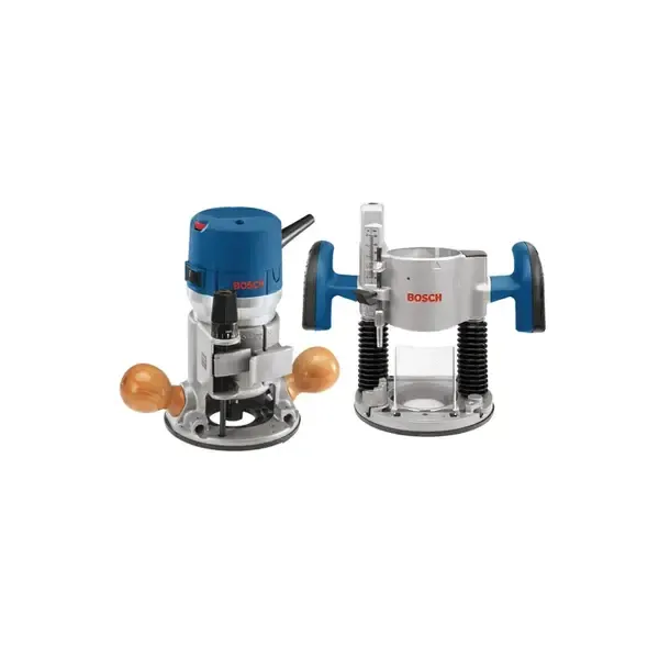 BOSCH 1617EVSPK 12 Amp 2-1/4-Horsepower Plunge and Fixed Base Variable Speed Router Kit with 1/4...