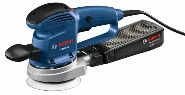 BOSCH 120V 3725DEVS 5-Inch Random Orbit Variable Speed Sander with Dust Canister
