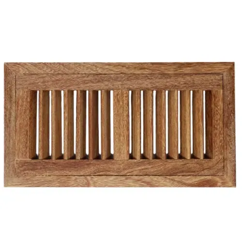 CUMARU WV-Unfinished Cumaru Wood Vent 4 x 10 Flush Mount