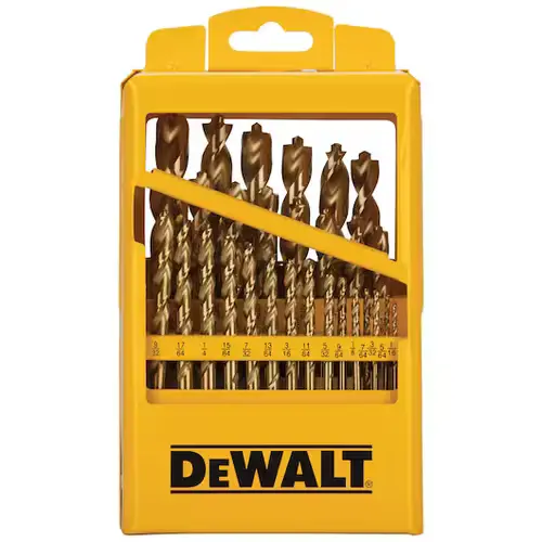 DEWALT DW1369 29 Pieces Titanium Pilot Point Drill Set