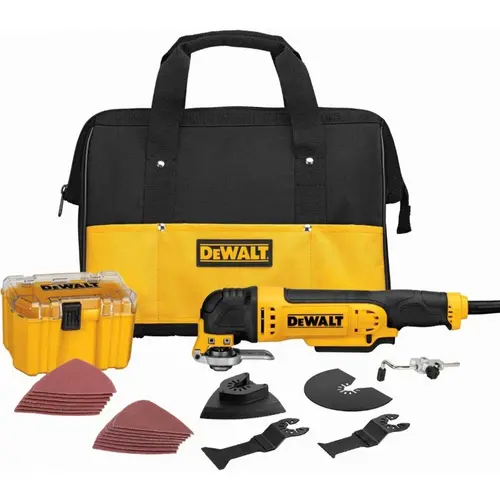 DEWALT Multi Material Corded Oscillating Tool Kit DWE315K