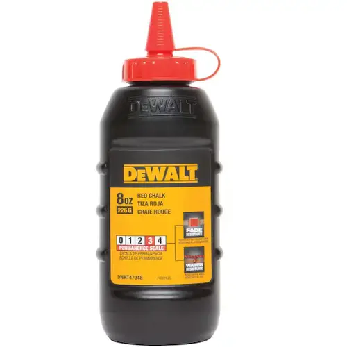 DEWALT DWHT47048L 8 oz Chalk - Red