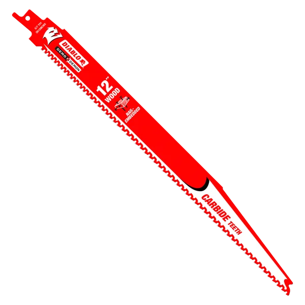 DIABLO DS1206CWS 12' 6 TPI CARBIDE Reciprocating Nail Embedded Wood Wood - 1 Pack