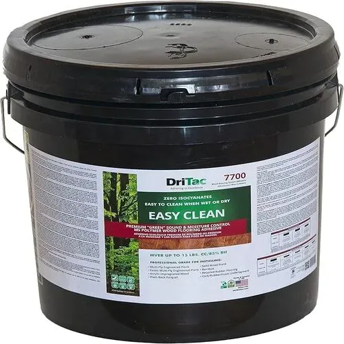 DRITAC 7700 Easy Clean - Wood Flooring Adhesive with Sound/Moisture Control - 4-Gallon