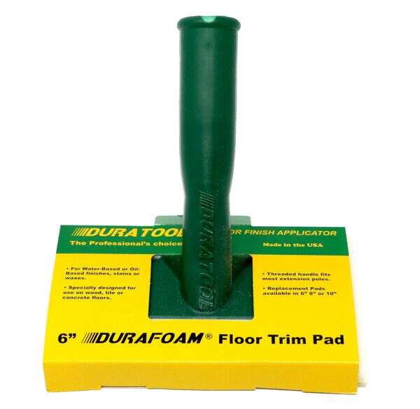 Duratool DuraFoam 6" Floor & Trim Pad and Handle