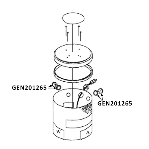 GENERAL Light, Brush Wear w/Speed Nut