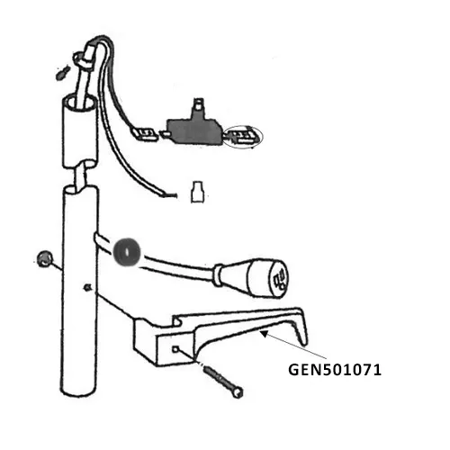 GENERAL cord hook old # 501053
