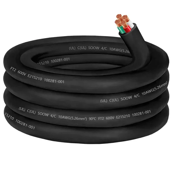 GENERIC 10 Gauge 4 wire cable 3 power 1 ground 44108