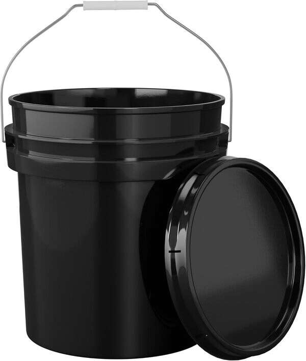 GENERIC Pallmann Black Bucket, 5 Gallon