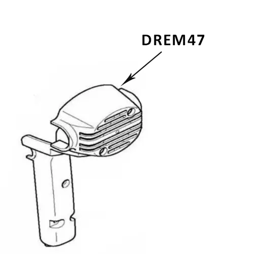 MAKITA Under Radiator handle cover DREM47