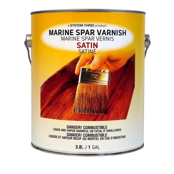 MARINE & DECK Marine Spar Varnish Satin 1GAL NOT FOR USE IN NY STATE