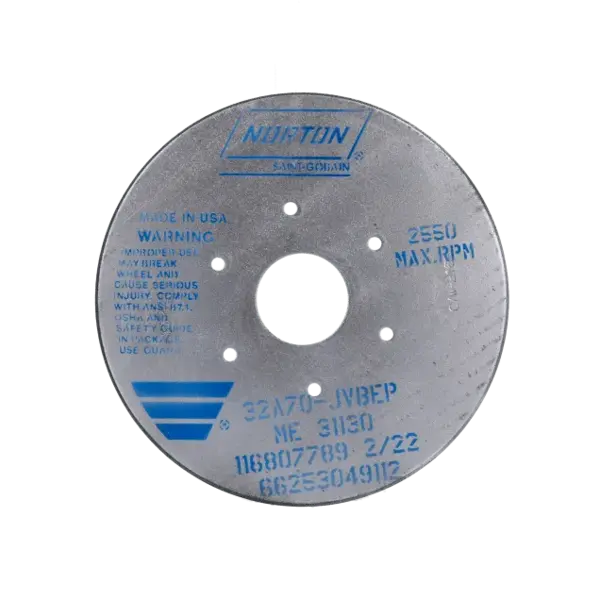 Norton NO-BlueFire Universal Hole 6"x 60 Grit 50 Pack 31130