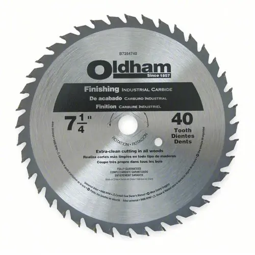 OLDHAM BLADES Oldham Saw Balde 7 1/4' x 40T