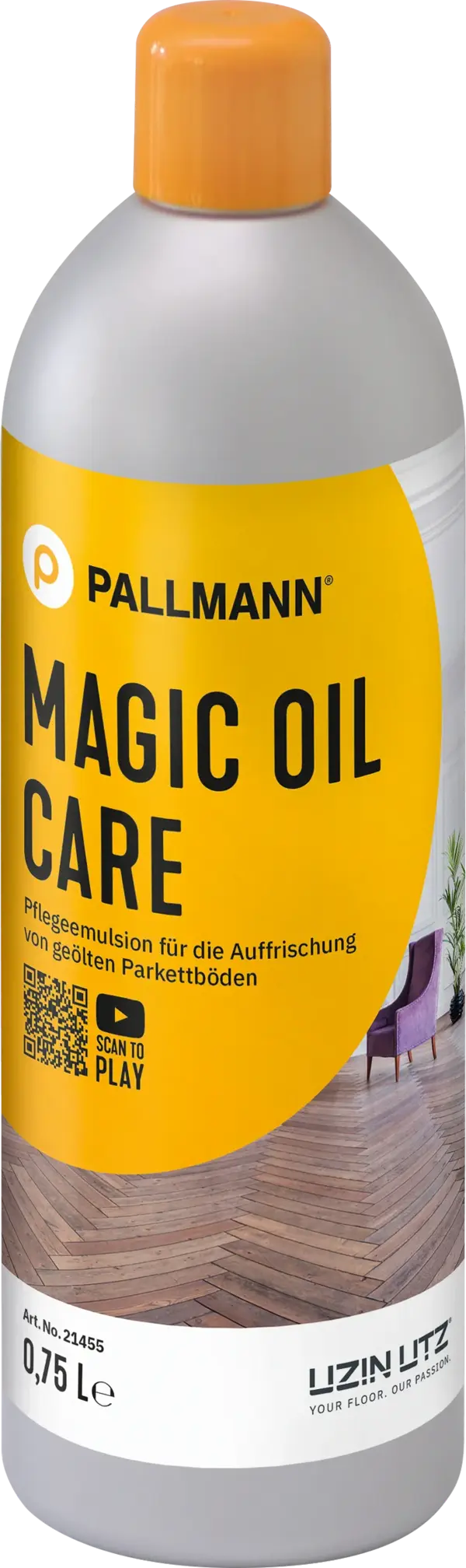 Pallmann Hardwood Magic Oil Ready To Use Care 1 Quart 11608