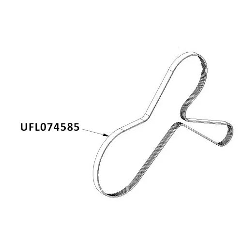 Pallmann Cobra Drive Belt 074585