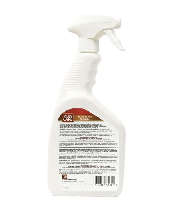 PolyCare Hardwood & Laminate Floor Cleaner Refill Spray - 32 fl oz