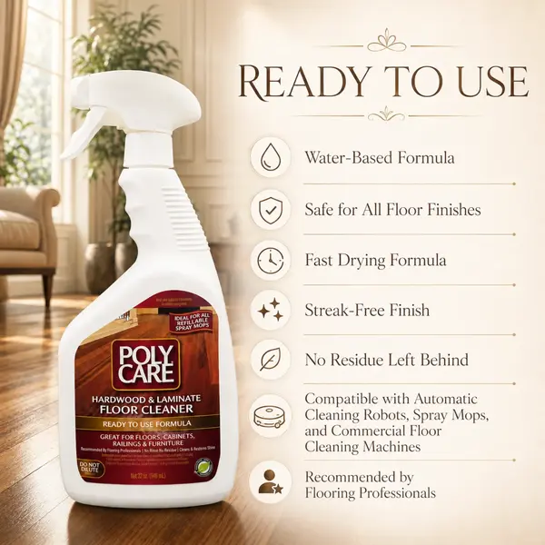 PolyCare Hardwood & Laminate Floor Cleaner Refill Spray - 32 fl oz