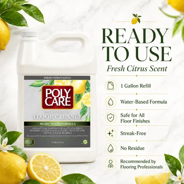 PolyCare Multi-Surface Floor Cleaner Refill (CITRUS) - 128 fl oz