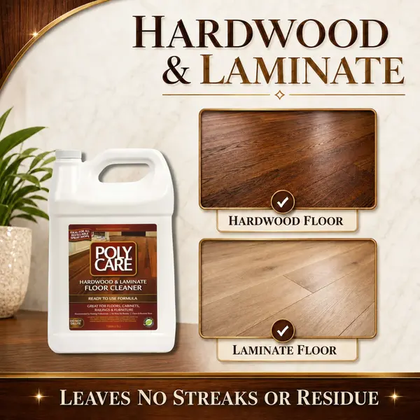 PolyCare Super Concentrate Hardwood Floor Cleaner (FRESH SCENT) - 128 Fl Oz