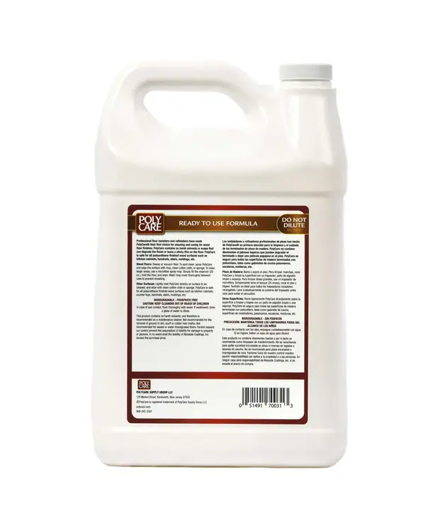PolyCare Hardwood Floor Cleaner Refill (FRESH SCENT)- 128 fl oz