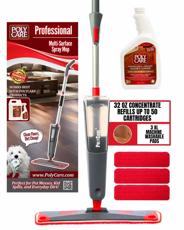 POLYCARE Hardwood Floor Premium Spray Mop