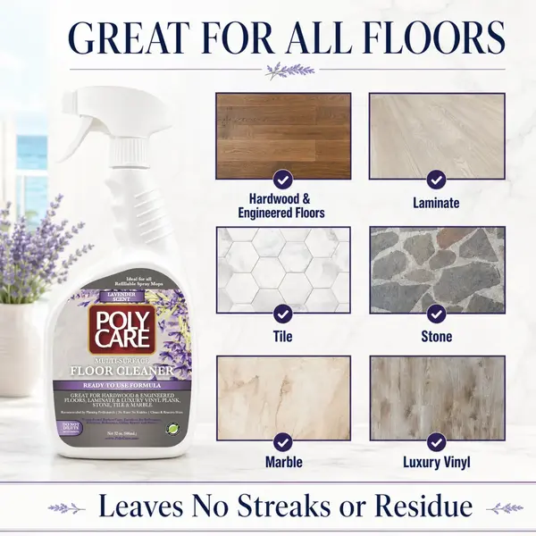 PolyCare Multi-Surface Floor Cleaner Spray - Lavender Scent - 32 fl oz