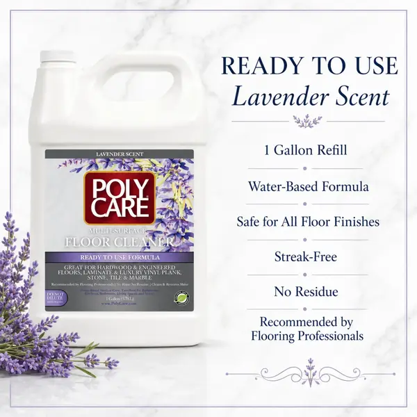 PolyCare Multi-Surface Floor Cleaner Refill (LAVENDER) - 128 fl oz