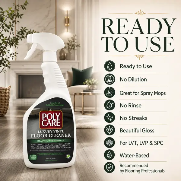 PolyCare Luxury Vinyl Floor Cleaner Spray 32 oz