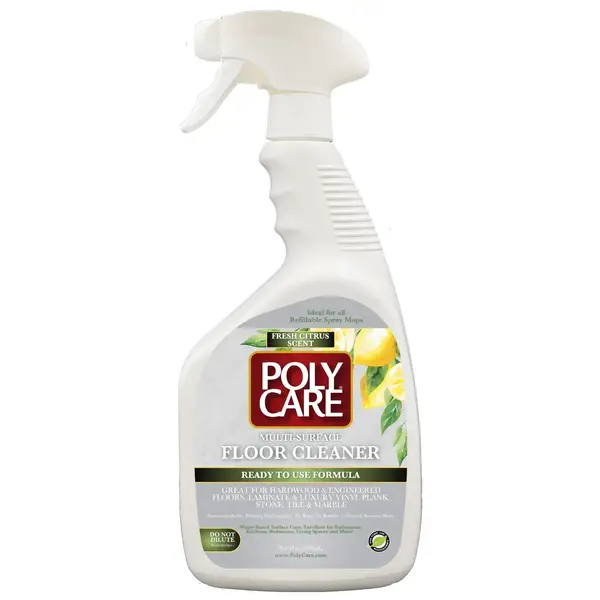 POLYCARE Multi-Surface Floor Cleaner Spray, Fresh Citrus Scent - 32 fl oz