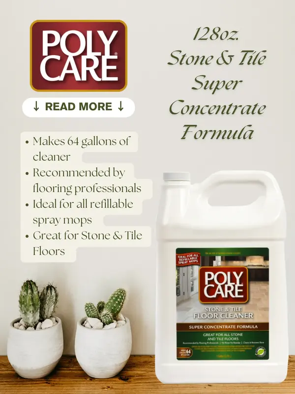 PolyCare Stone & Tile Floor Cleaner Super Concentrate - 128 Fl Oz