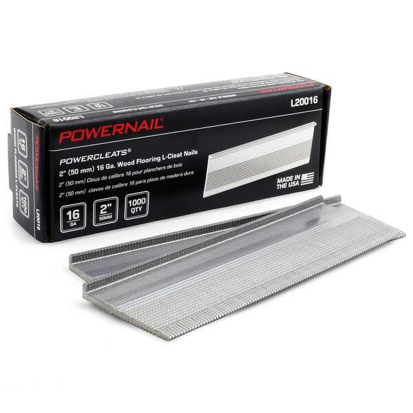 POWERNAIL 2' 16 Ga. Stainless Steel Powercleats 1,000CT